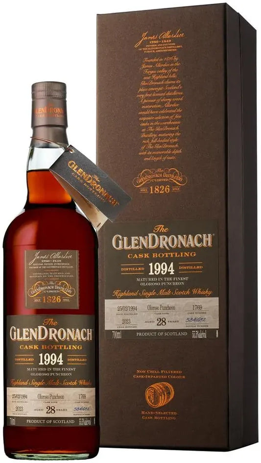 GlenDronach 28 Year Old Oloroso Single Cask #1769 Single Malt Whisky 700ml