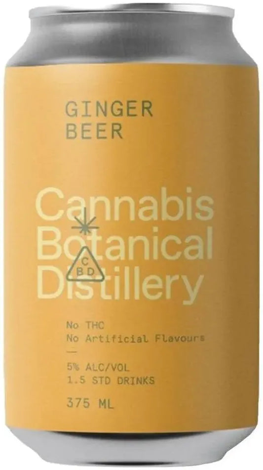 Cannabis Botanical Distillery Ginger Beer 375ml