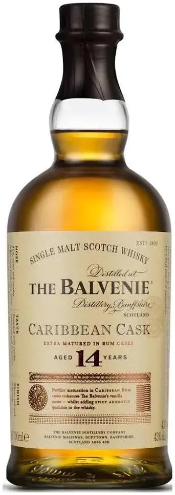 The Balvenie 14 Year Old Caribbean Cask 700ml