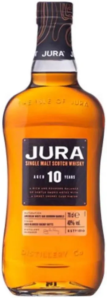 Jura 10 Year Old Single Malt Scotch Whisky 700ml