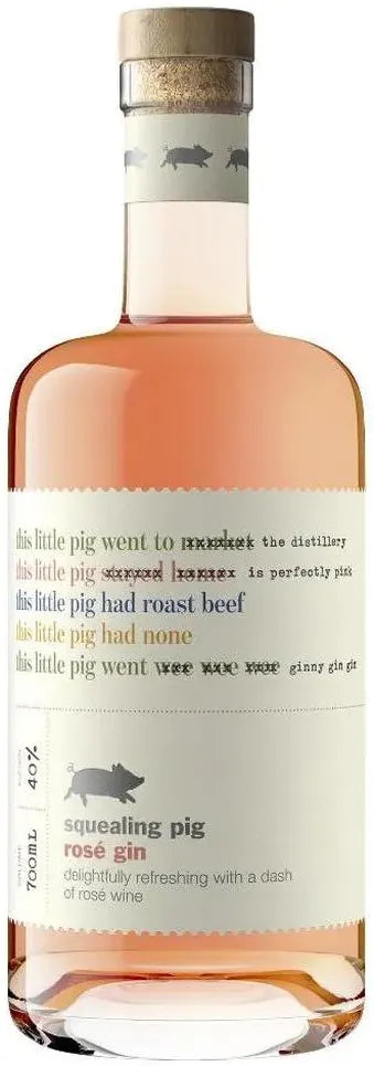 Squealing Pig Rose Gin 700ml