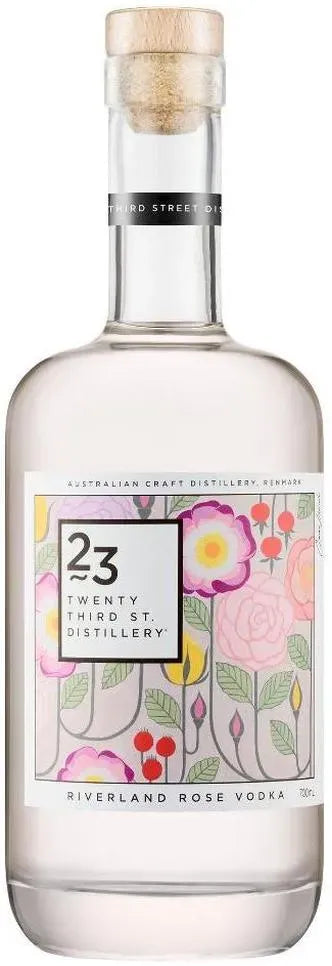 23rd Street Distillery Riverland Rose Vodka 700ml