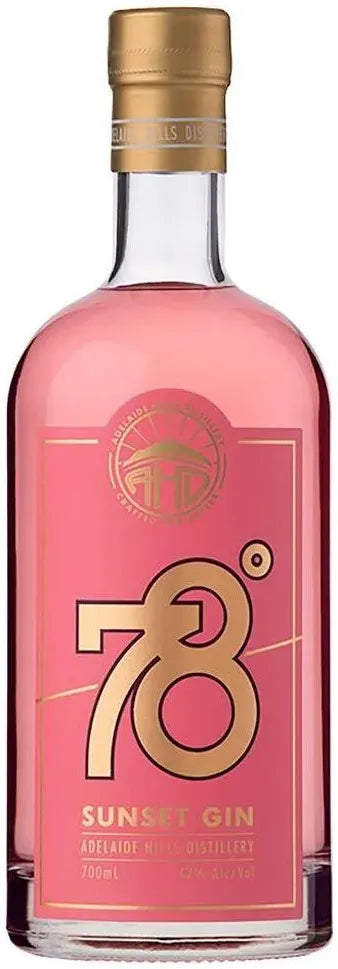 Adelaide Hills Distillery 78 Degrees Sunset Gin 700ml