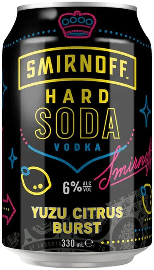 Smirnoff Soda Yuzu 330ml