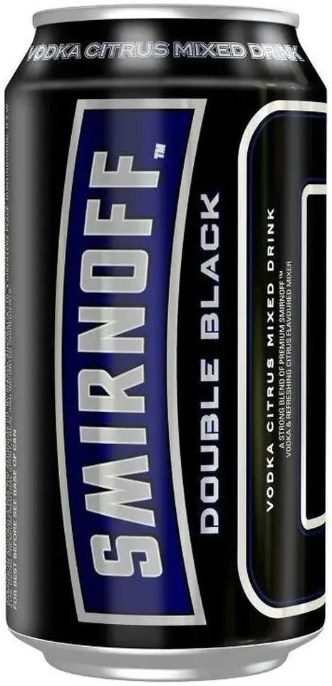 Smirnoff Ice Double Black 6.5% 375ml