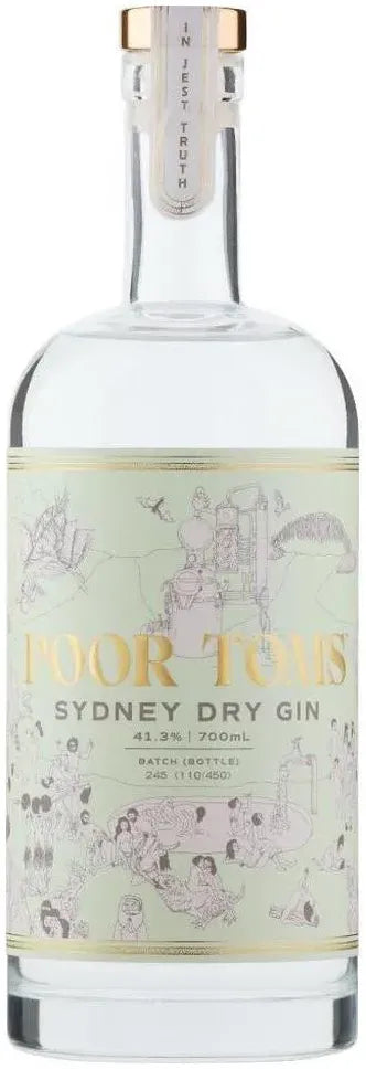 Poor Toms Gin Sydney Dry Gin 700ml