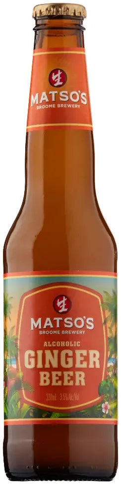 Matso's Broome Brewery Ginger Beer Bottles 330ml