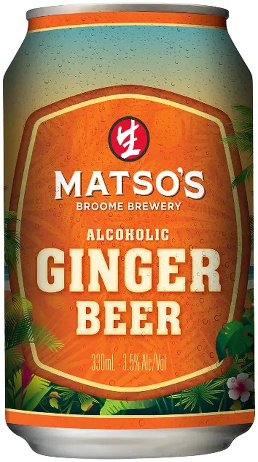 Matso's Broome Brewery Ginger Beer Cans 330ml