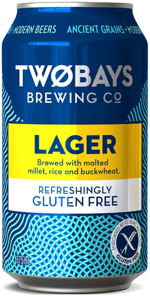 Two Bays Brewing Co. Refreshingly Gluten Free Lager 375ml