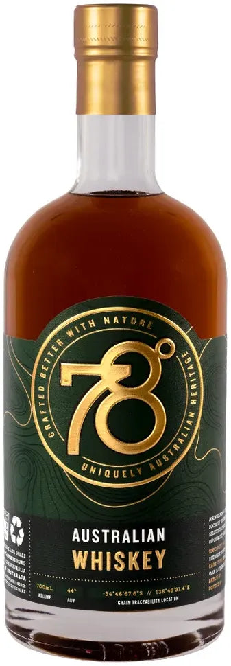 Adelaide Hills Distillery 78 Degrees Australian Whiskey 700ml