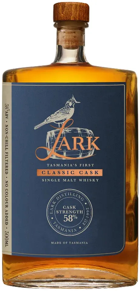 Lark Distillery Single Malt Cask Strength 58% 500ml