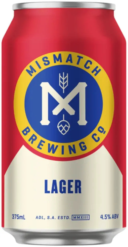 Mismatch Brewing Lager Cans 375ml