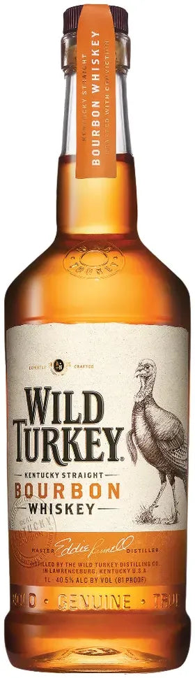 Wild Turkey Kentucky Straight Bourbon 81 Proof 1L