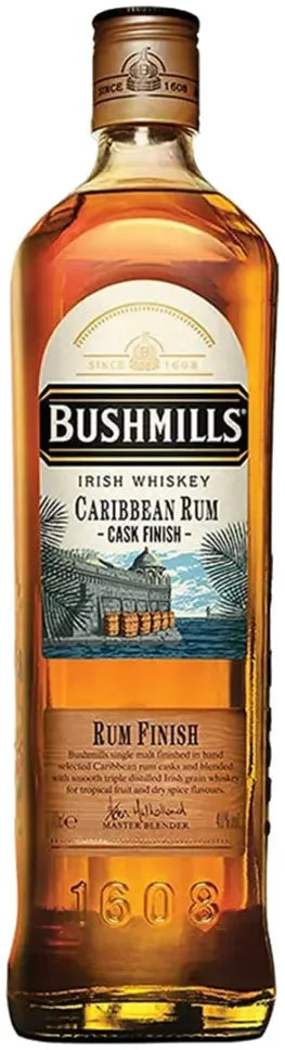 Bushmills Caribbean Rum Cask Finish Irish Whiskey 700ml