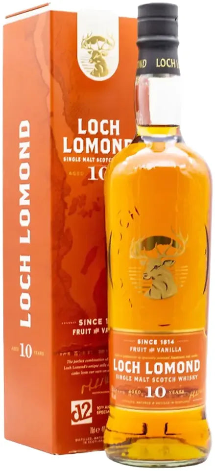 Loch Lomond Fruit & Vanilla 10 Year Old Scotch Whisky 700ml