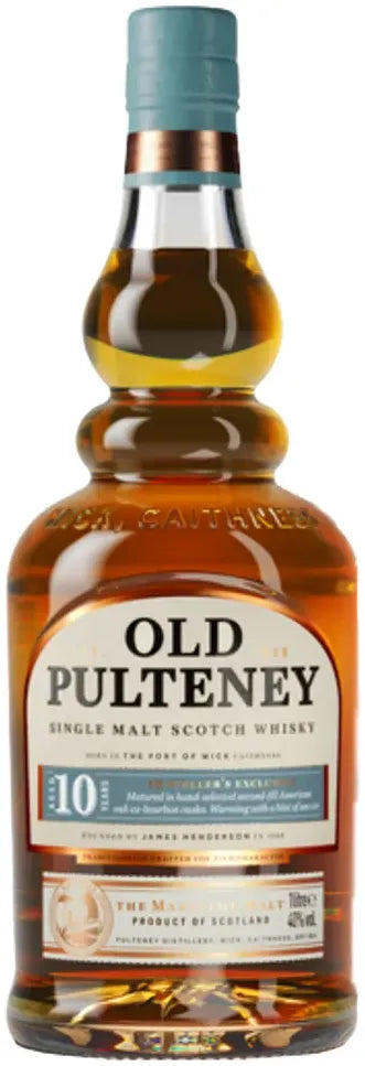 Old Pulteney 10 Year Old Single Malt Scotch Whisky 1L