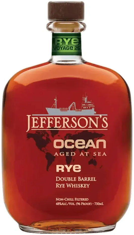 Jefferson's Ocean Aged At Sea Double Barrel Rye Whiskey 750ml