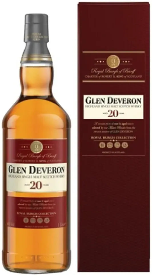 Glen Deveron 20 Year Old Single Malt Scotch Whisky 1L