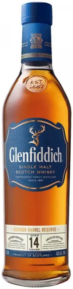 Glenfiddich 14 Year Old Single Malt Bourbon Barrel Reserve 700ml