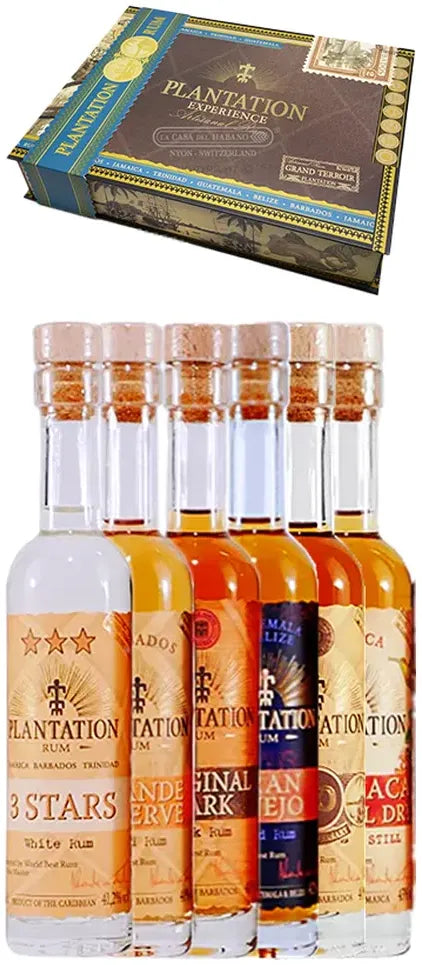 Plantation Rum Experience Gift Pack 6 X 100ml