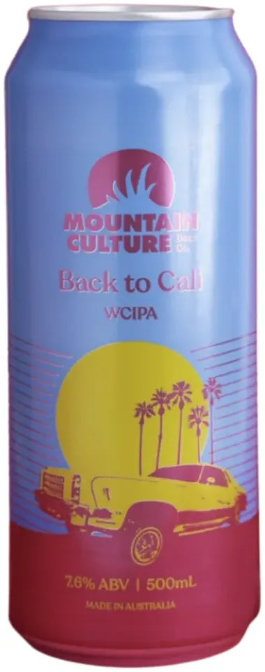 Mountain Culture Back To Cali - West Coast IPA 500ml