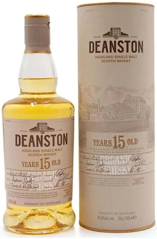 Deanston 15 Year Old Organic Scotch Whisky 700ml