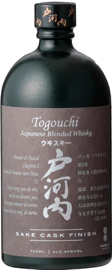 Whisky TOGOUCHI Kiwami Sake Cask Finish 40% 70cl