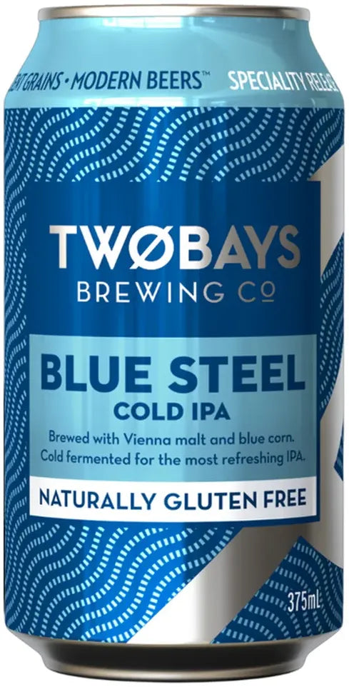 Two Bays Brewing Co Blue Steel Cold IPA 375ml