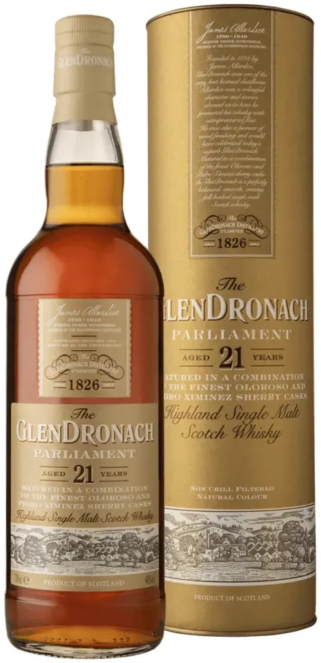 Glendronach 21 Year Old Parliment Malt Scotch Whisky 700ml