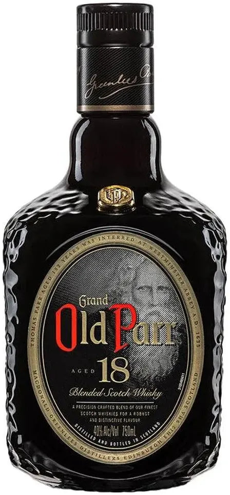 Grand Old Parr 18 Year Old Blended Malt Scotch Whisky 750ml