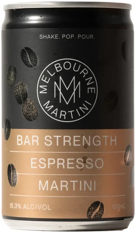 Melbourne Martini Bar Strength Espresso Martini 120ml