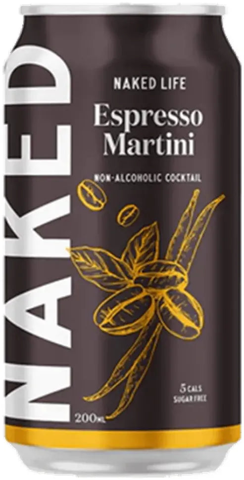 Naked Life Non Alcoholic Cocktail Espresso Martini 200ml