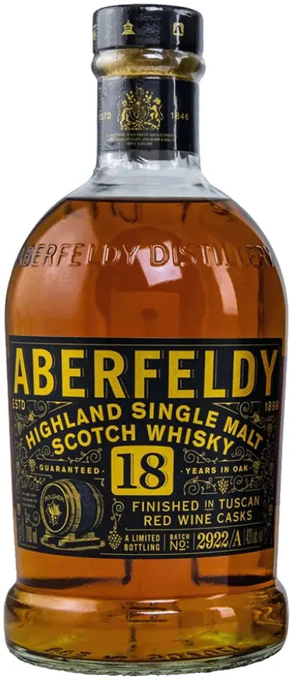 Aberfeldy 18 Year Old Bolgheri Tuscan Cask Finish Whisky