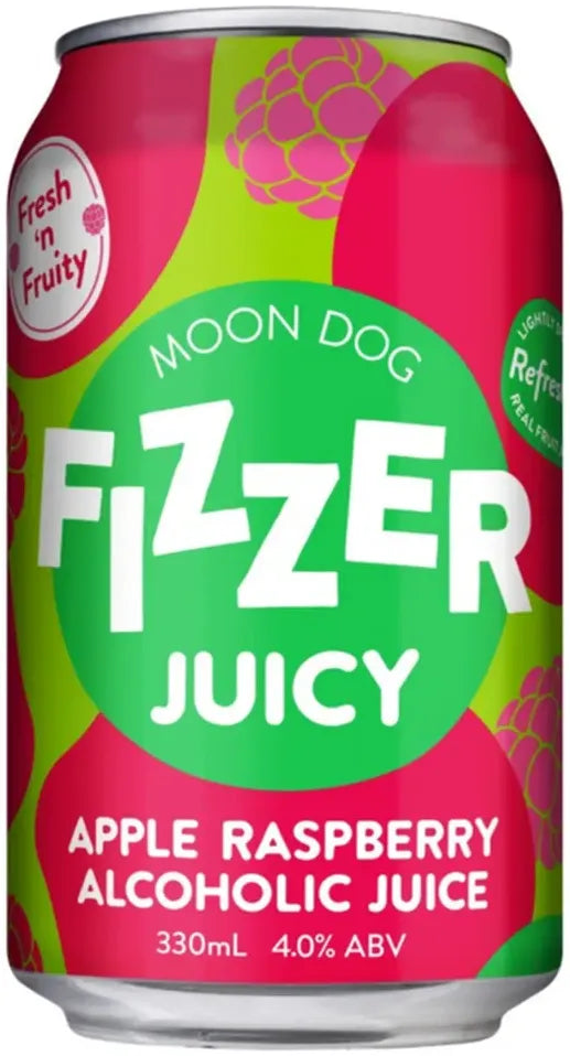 Moon Dog Fizzer Juicy Apple Raspberry 330ml