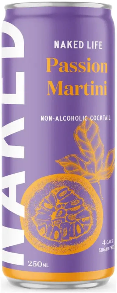 Naked Life Non-Alcoholic Cocktail Passion Martini 250ml