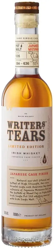 Writers Tears Mizunara Single Cask Single Pot Still Whiskey 700ml