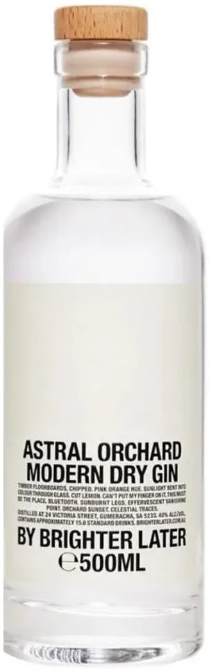 Brighter Later Astral Orchard Modern Dry Gin 500ml