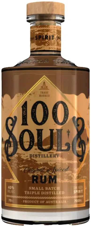 100 Souls Spiced Dark Rum 700ml