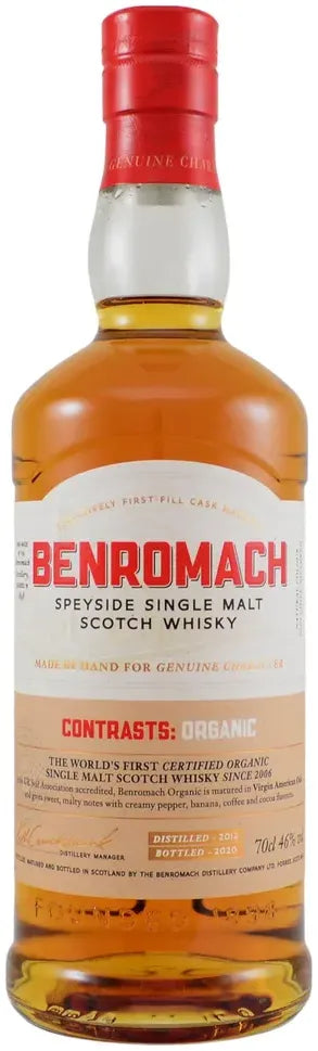 Benromach Organic Single Malt Scotch Whisky 700ml