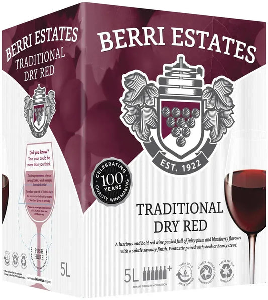 Berri Traditional Dry Red 5L