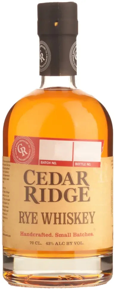 Cedar Ridge Rye Whiskey 700ml