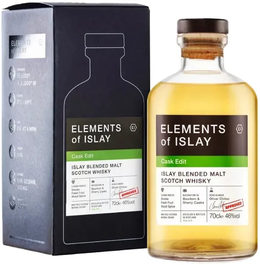 Elements Of Islay Cask Edit Blended Malt Scotch Whisky 700ml