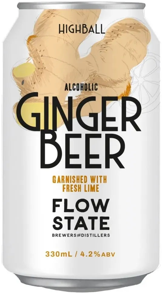 Flowstate Brewers and Distillers Highball Spicy Ginger Beer 330ml