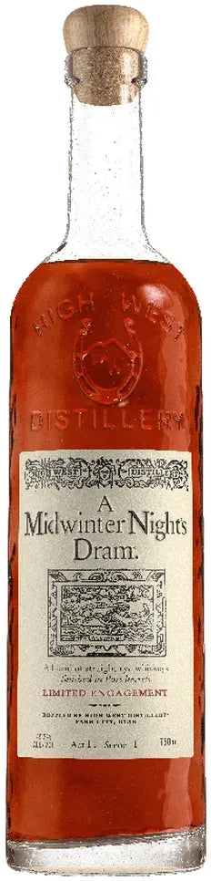 High West Distillery A Midwinter Night's Dram Scene 11 Act 11 Straight Rye Whiskey 750ml