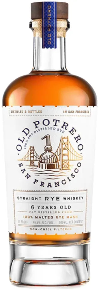 Old Potrero Single Malt Straight Rye Whiskey 750ml