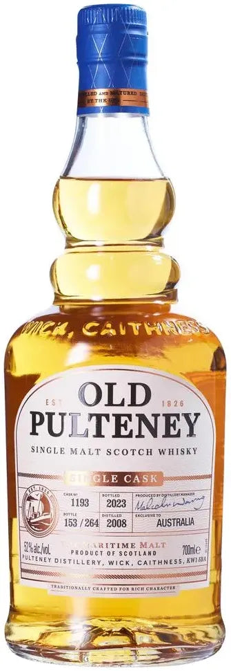 Old Pulteney 15 Year Old Single Cask 1193 Single Malt Whisky 700ml