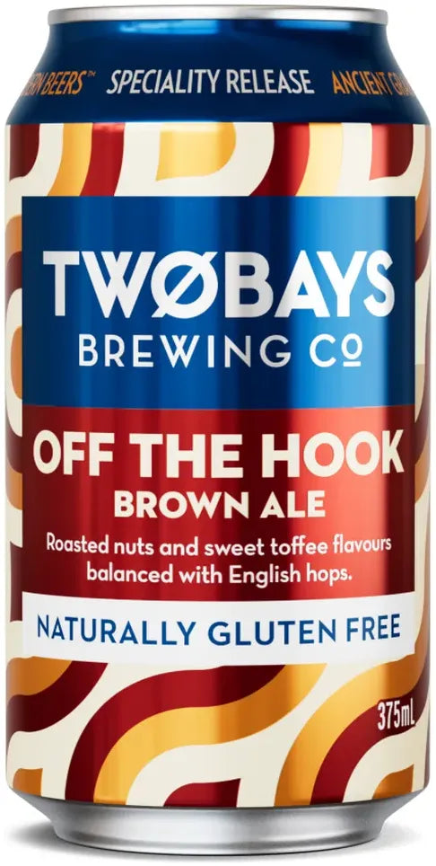 Two Bays Brewing Co Off the Hook Brown Ale 375ml