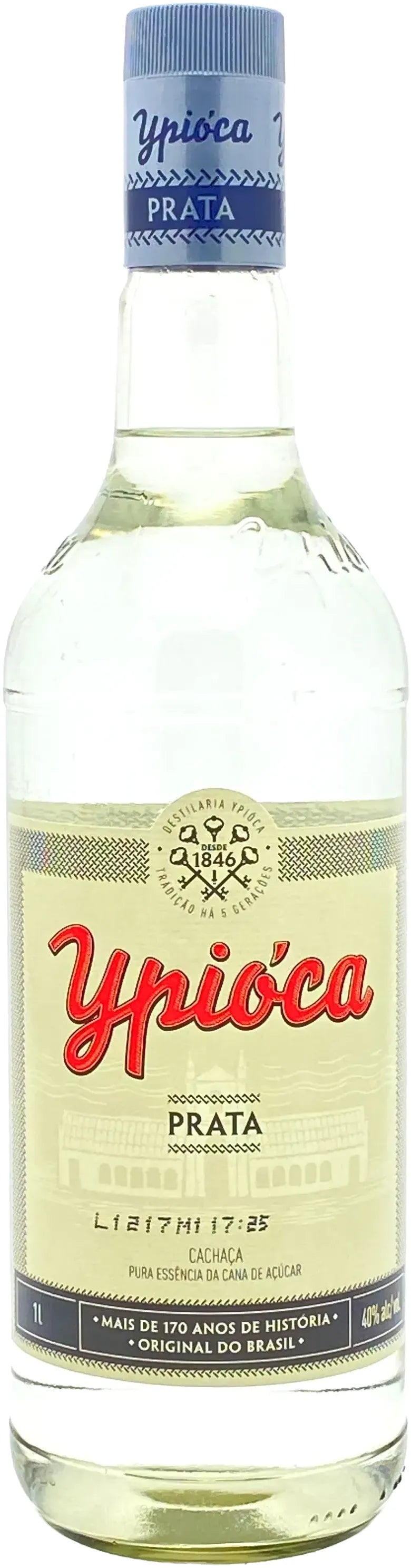 Ypioca Prata Cachaca 1L