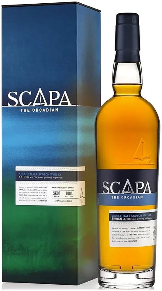 Scapa The Orcadian Skiren Single Malt Scotch Whisky Gift Boxed 700ml