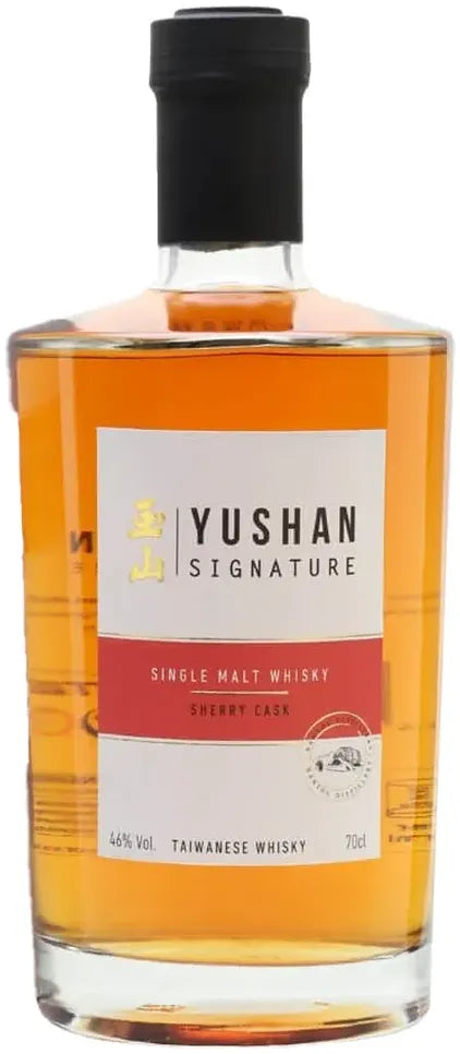 Yushan Signature Sherry Cask Single Malt Taiwanese Whisky 700ml